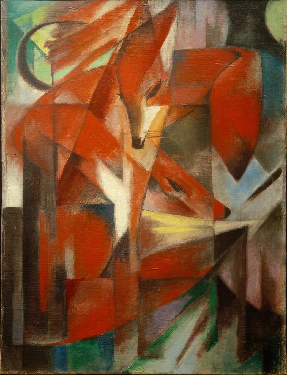 Lišky od Franz Marc