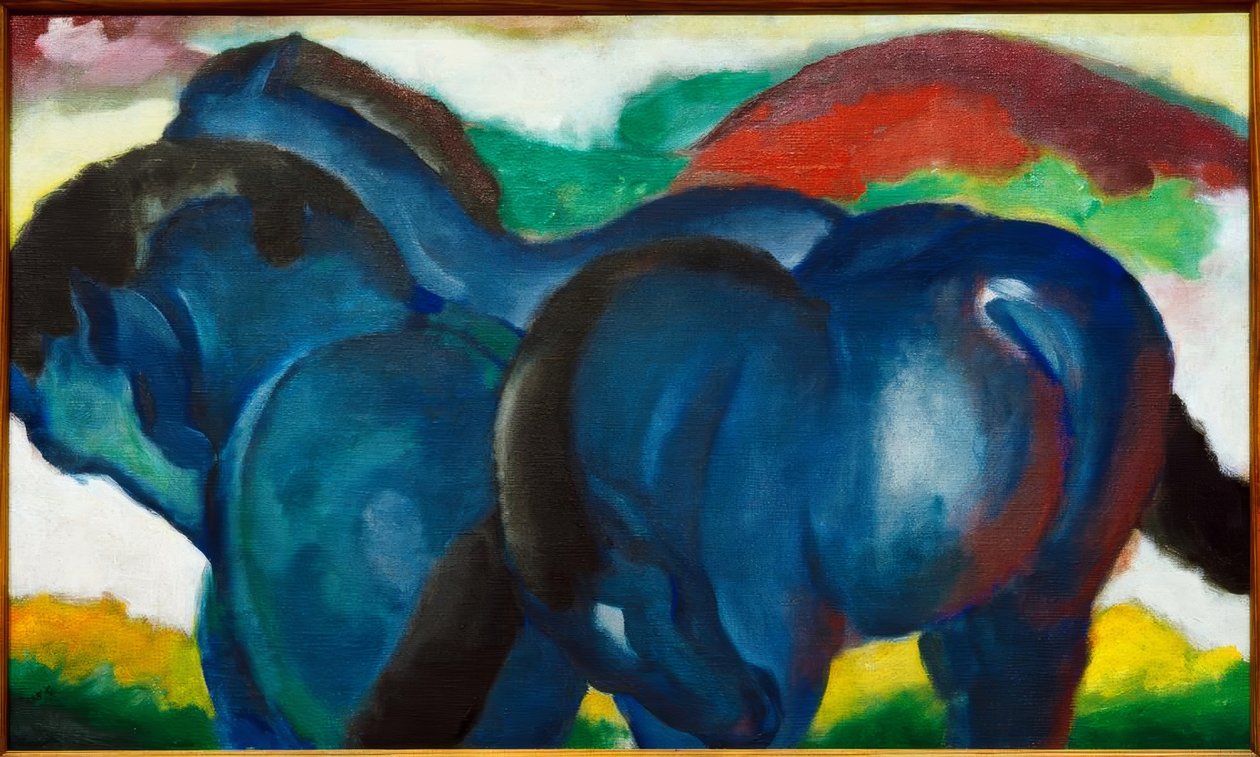 Malí modří koníci od Franz Marc