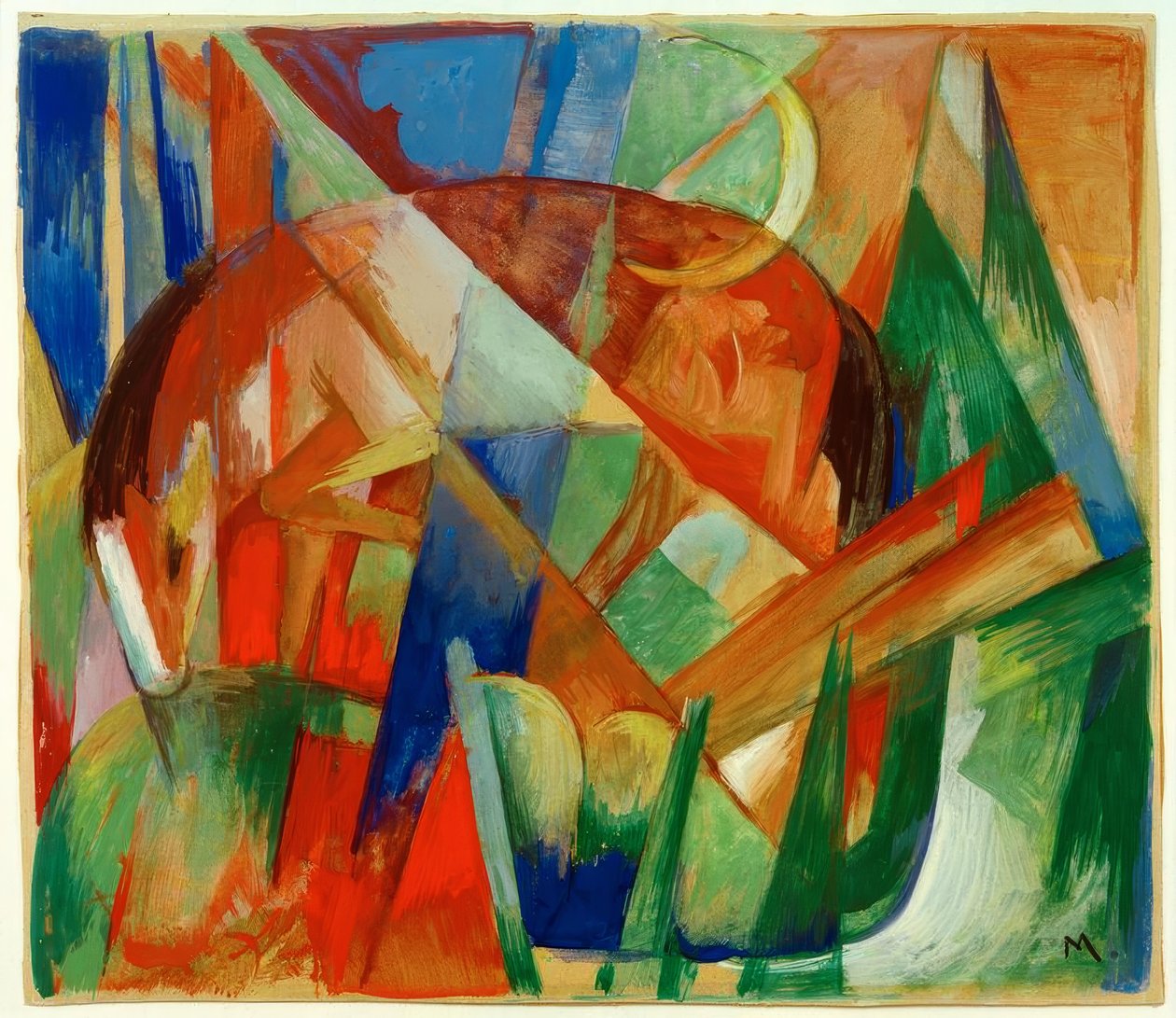 Fabletier II (Pferd) od Franz Marc