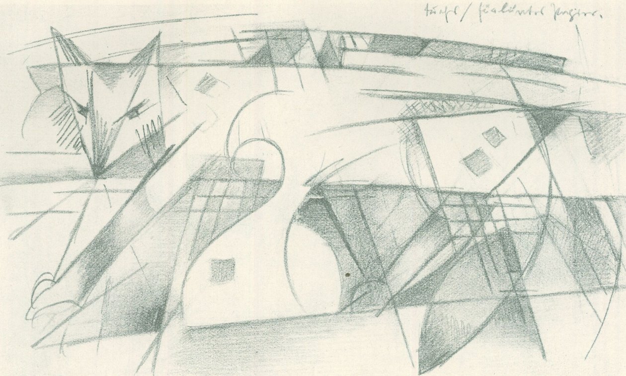 Fox / pro barevný papír od Franz Marc