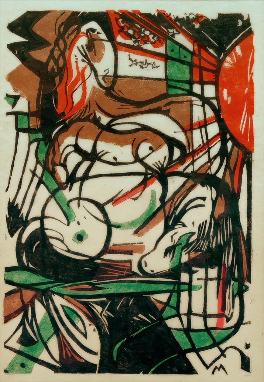 Zrození koní od Franz Marc