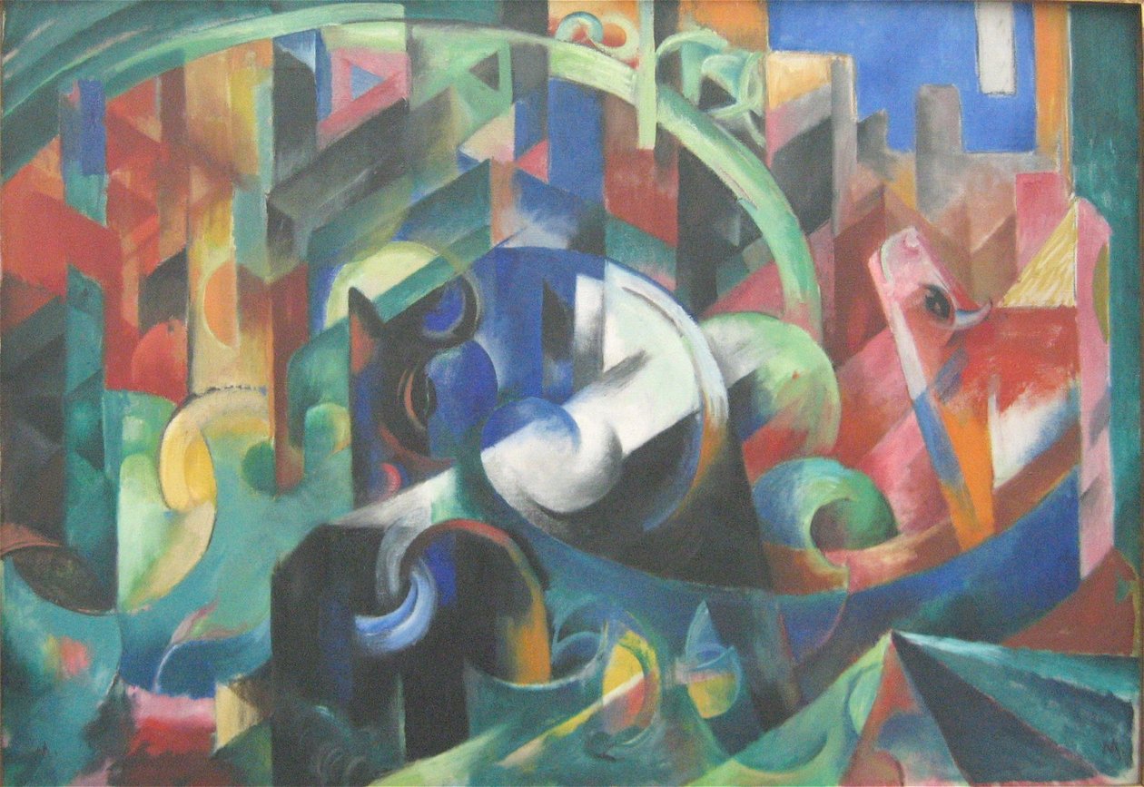 Němčina:  Rinder I Skot I od Franz Marc
