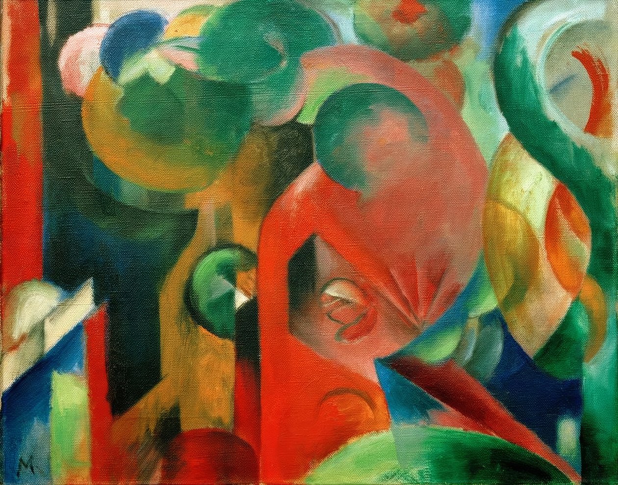 Malá skladba III od Franz Marc