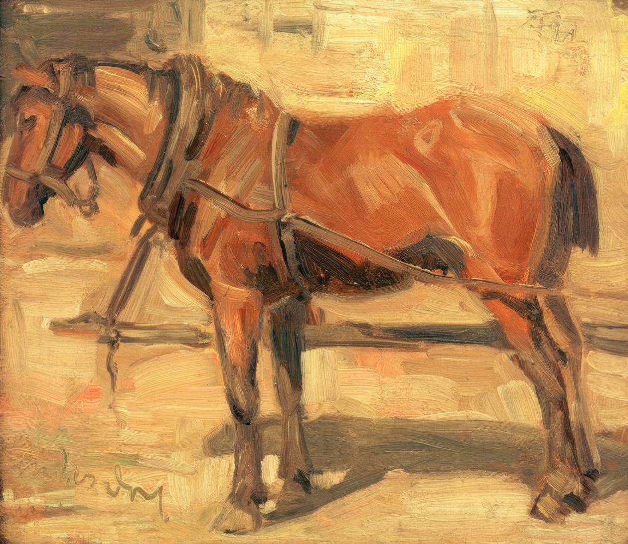 Studie malého koně od Franz Marc