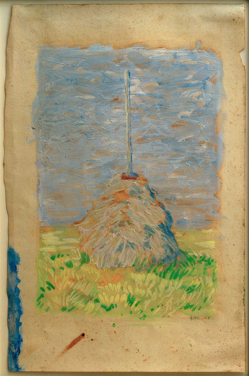 Malý rákos se krčí u Brunnenbachu od Franz Marc