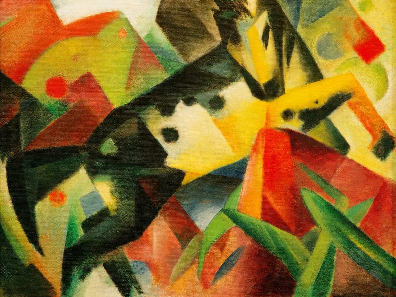 Skákací kůň od Franz Marc