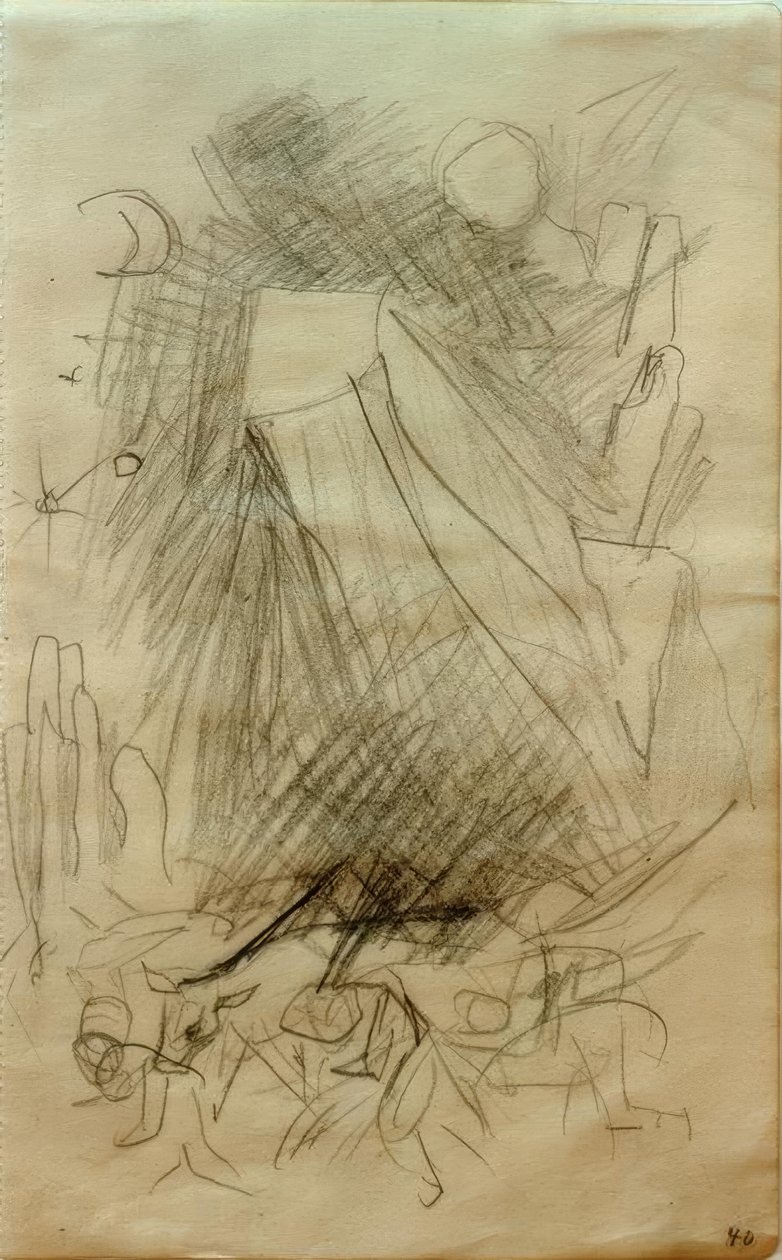 Padající hora od Franz Marc