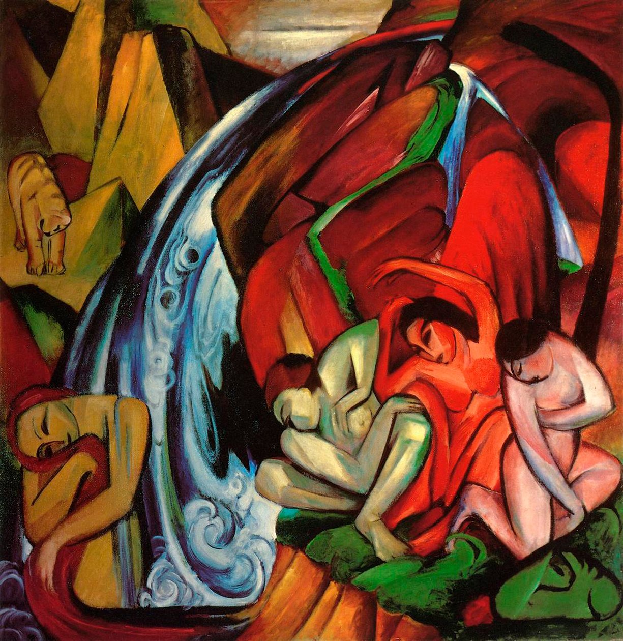 Vodopád od Franz Marc
