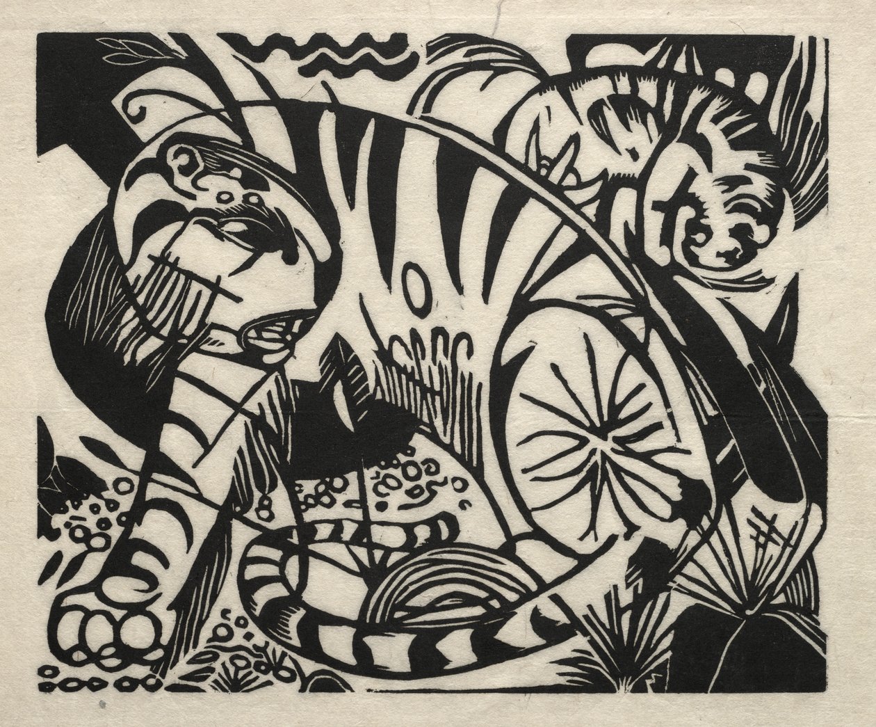 Tygr od Franz Marc