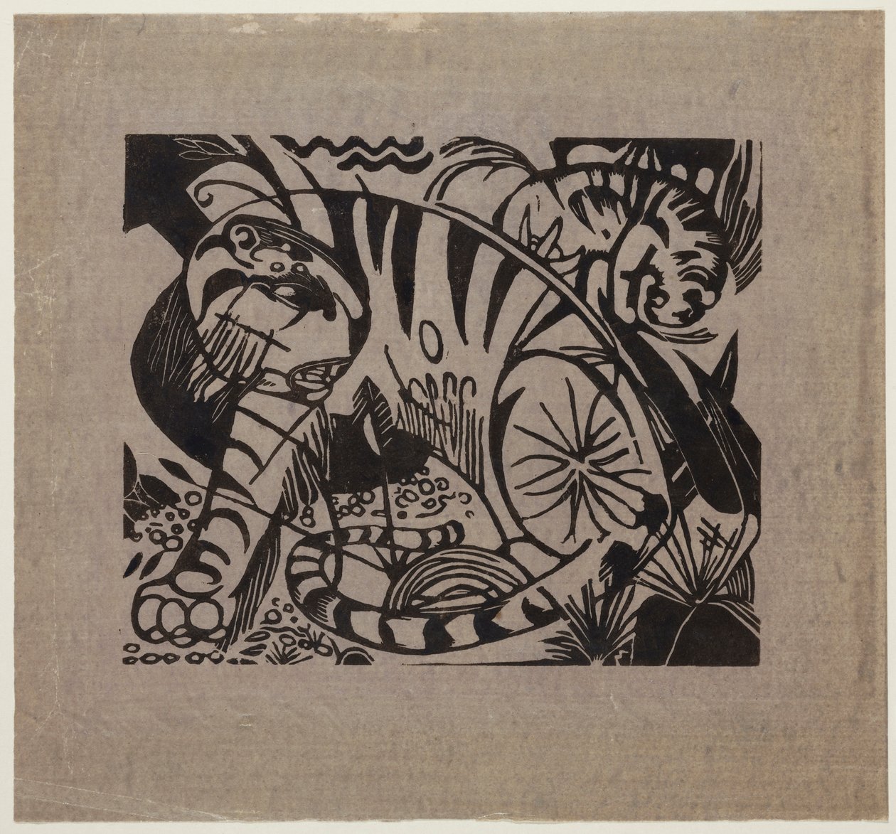 Tygr od Franz Marc