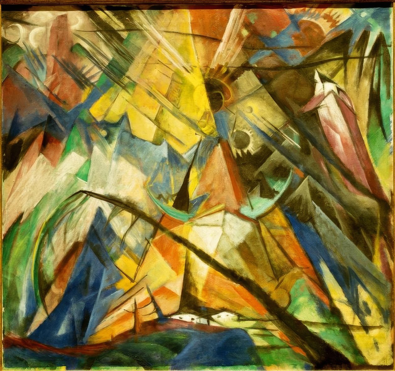 Tyrolsko od Franz Marc