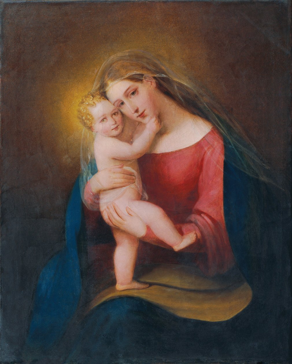 Madonna a dítě od Franz Schrotzberg