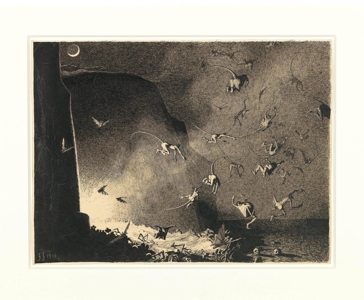 Brána pekla, 1916. od Franz Sedlacek