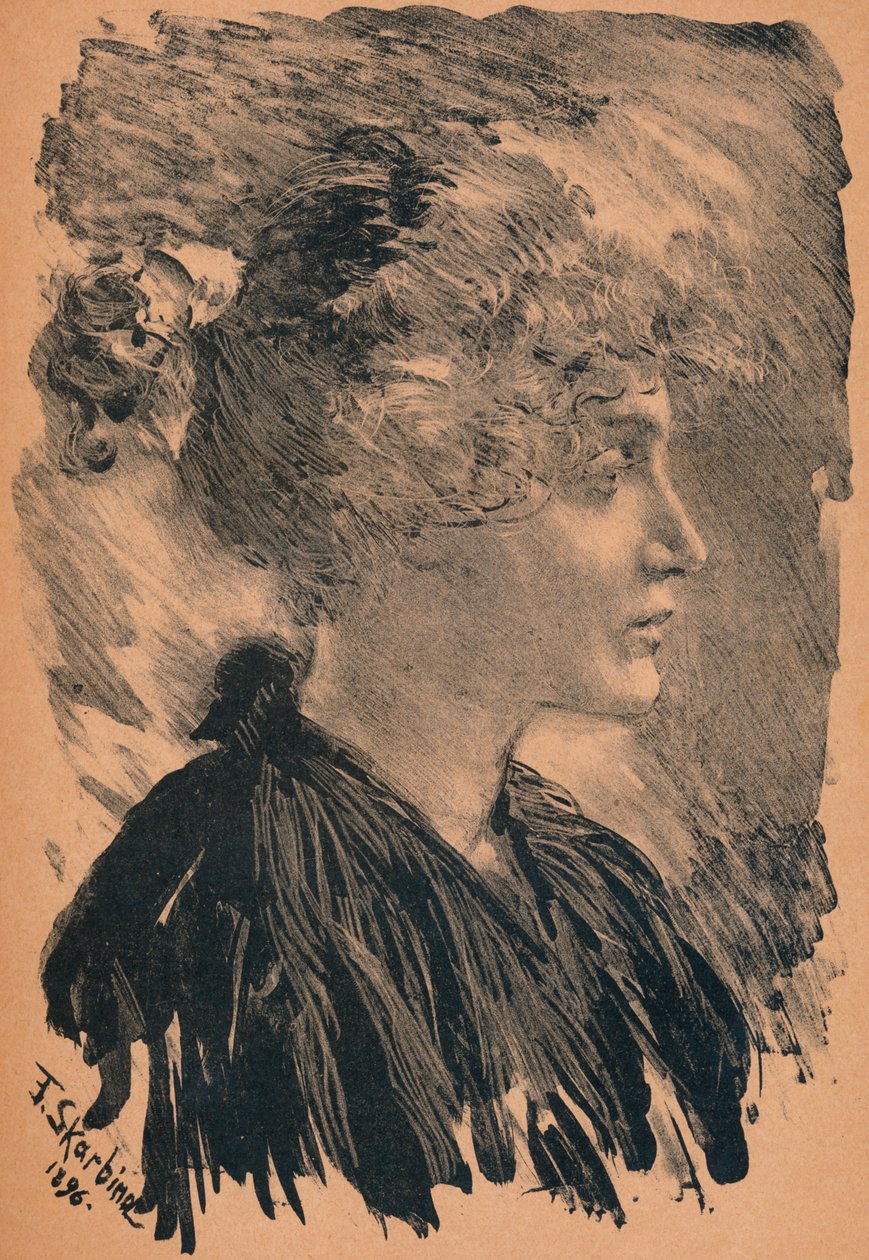 Náčrt F. Skarbina, 1896, 1898 od Franz Skarbina