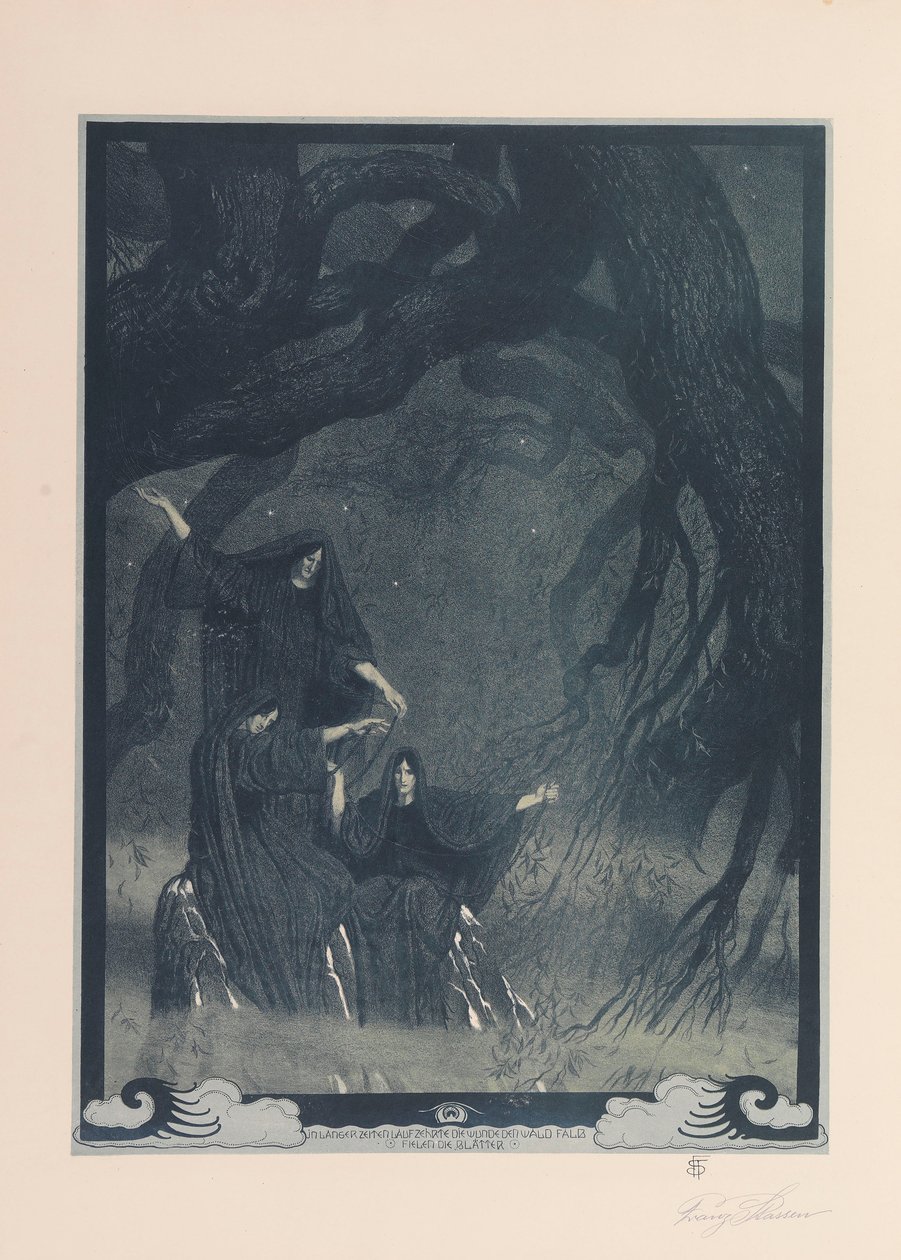 Prsten Nibelungův, 1914. od Franz Stassen