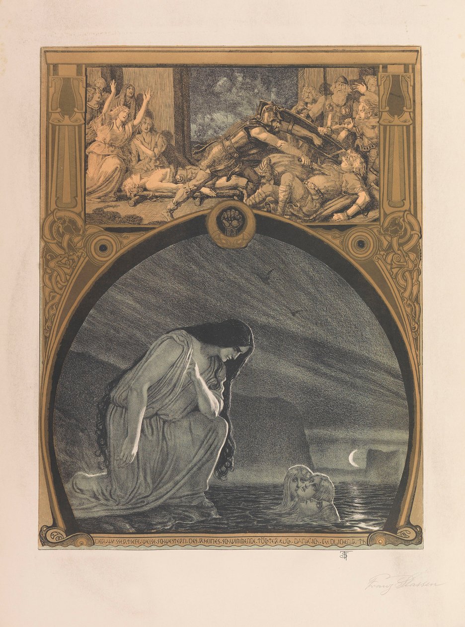 Prsten Nibelungův, 1914. od Franz Stassen