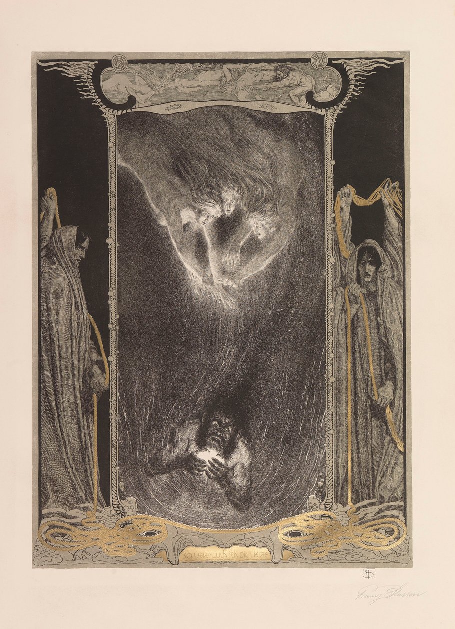 Prsten Nibelungův, 1914. od Franz Stassen
