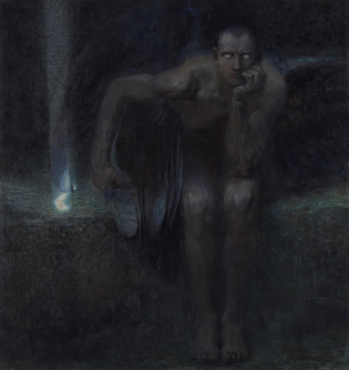 Lucifer, 1891. od Franz Stuck Ritter von