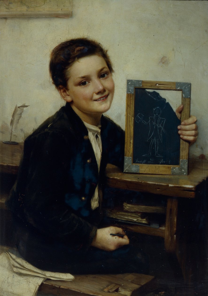 Školák, 1880 od Franz Thone