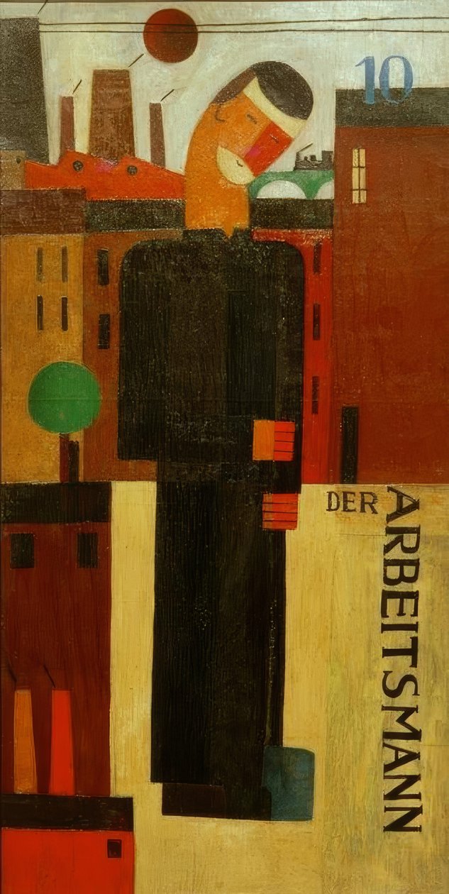 Dělník od Franz Wilhelm Seiwert