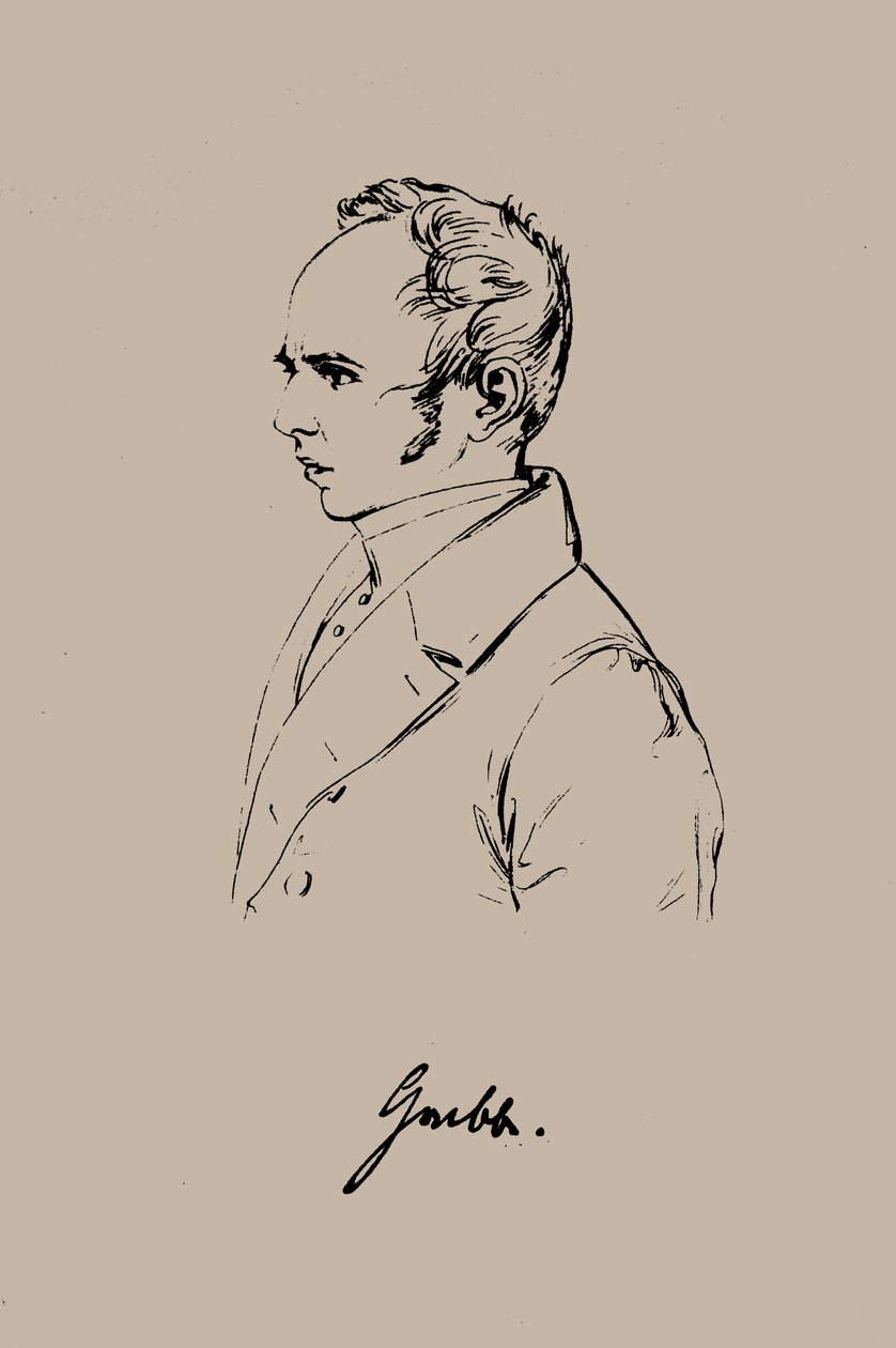 Christian Dietrich Grabbe 1801-1836. od Franz Xaver Stöber