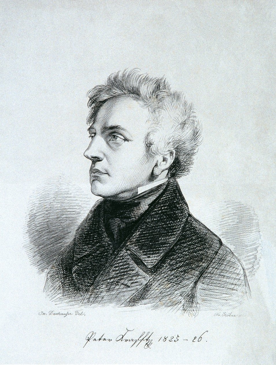 Malíř Johann Peter Krafft od Franz Xaver Stöber