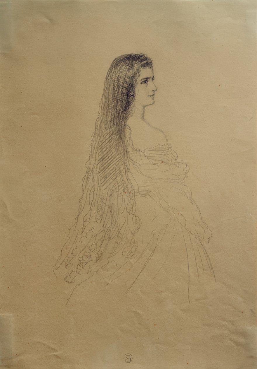 císařovna Alžběta Rakouská od Franz Xaver Winterhalter