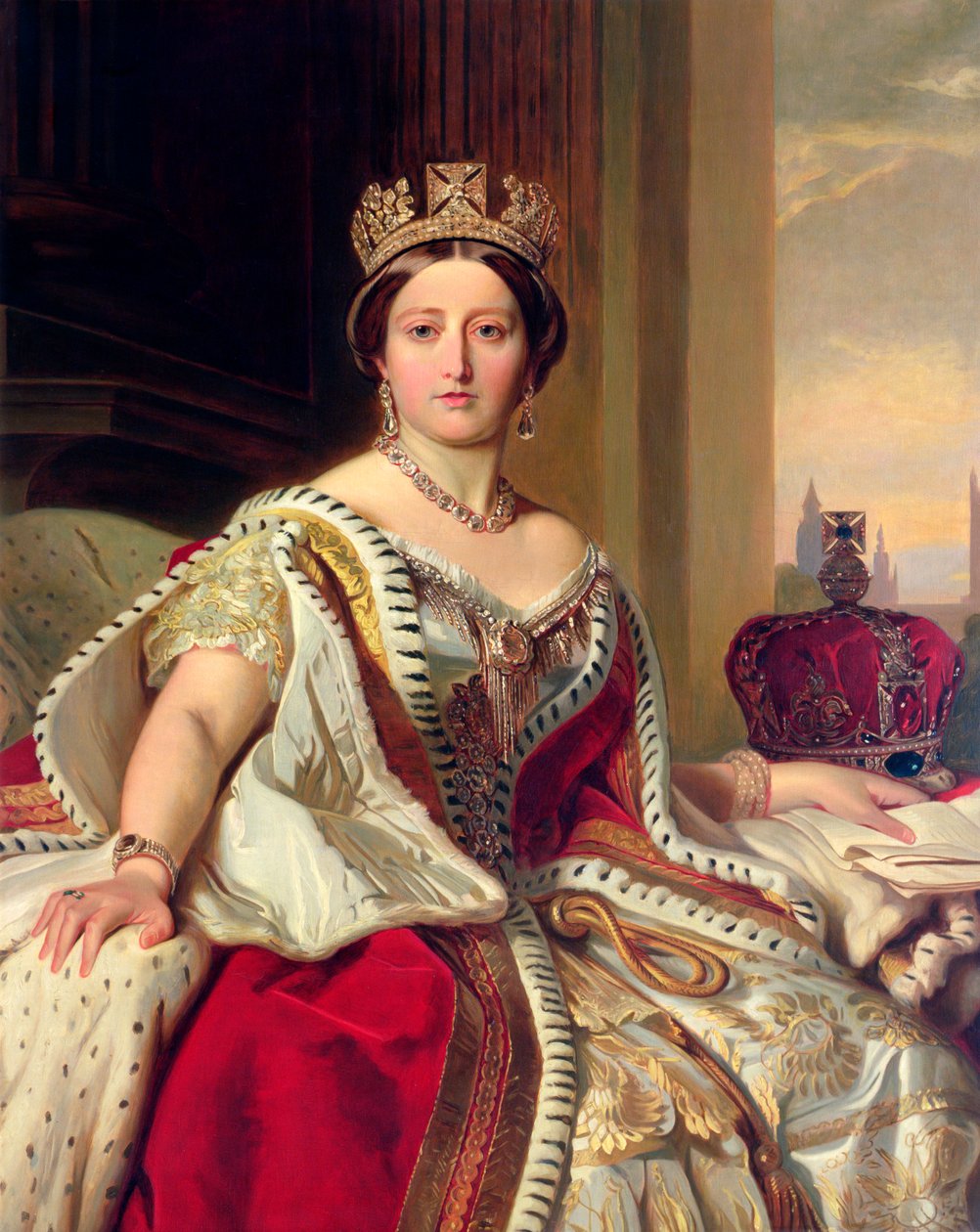 Královna Viktorie, 1859 od Franz Xaver Winterhalter