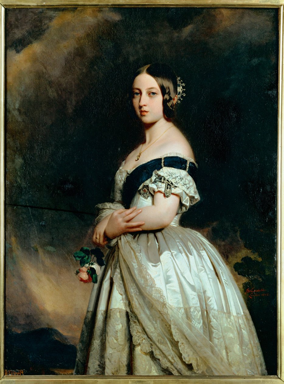 Anglická královna Viktorie ... od Franz Xaver Winterhalter