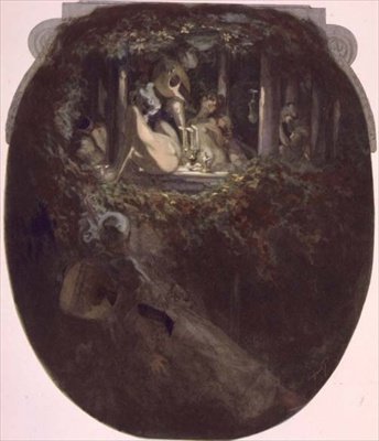 Serenáda od Franz von Bayros (1866 1924)