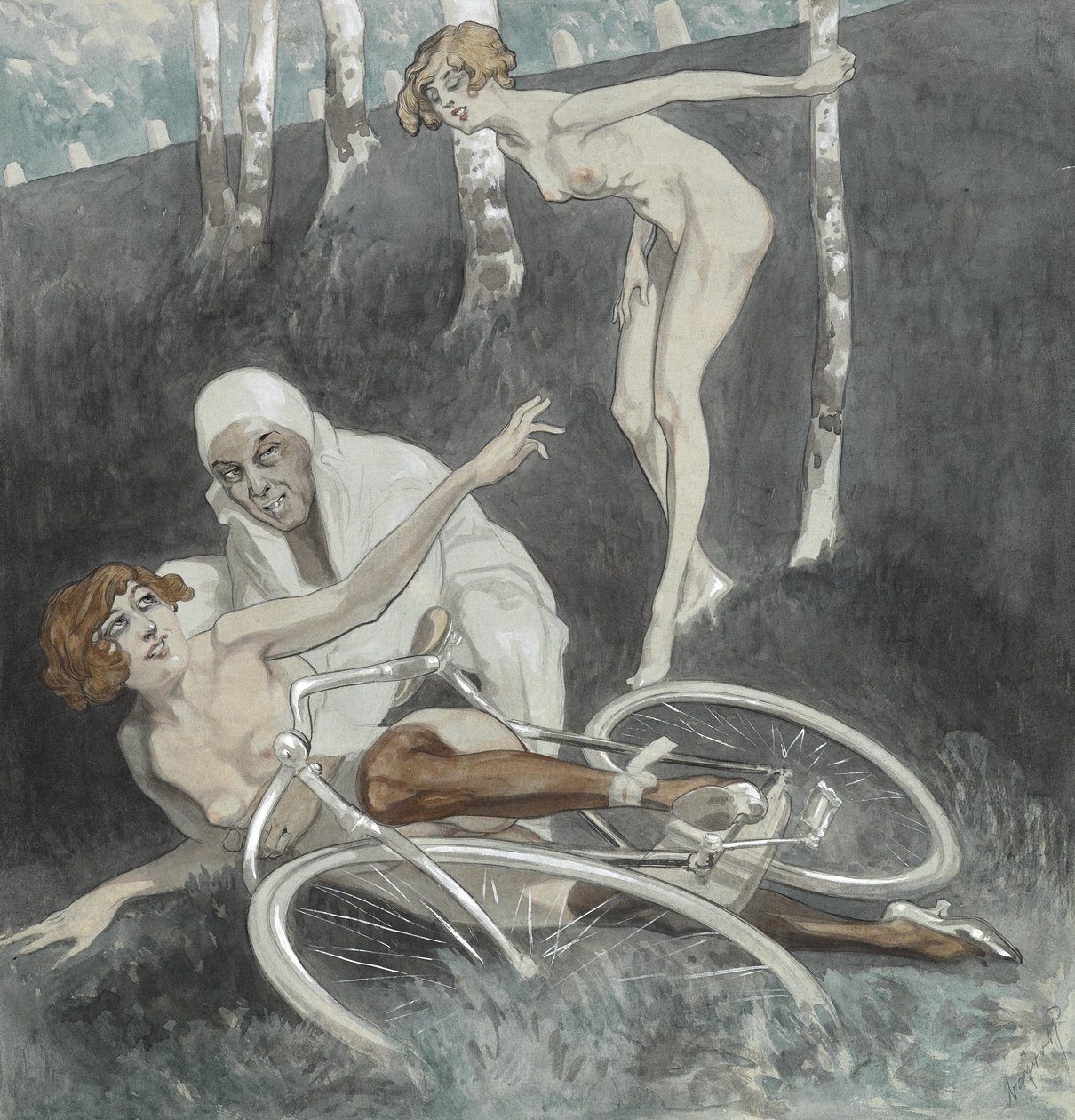 Erotické ilustrace. od Franz von Bayros