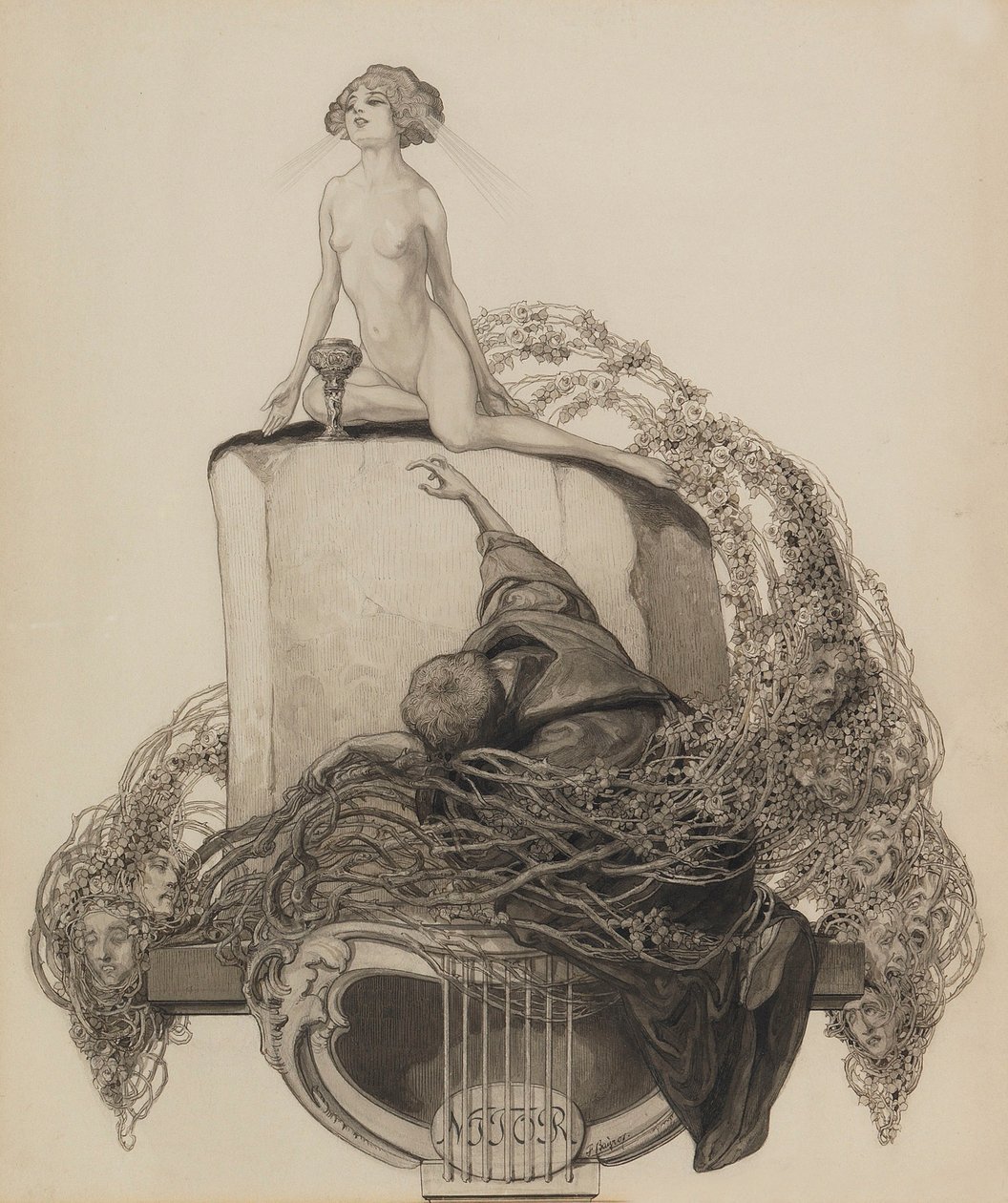 Bojuji. od Franz von Bayros