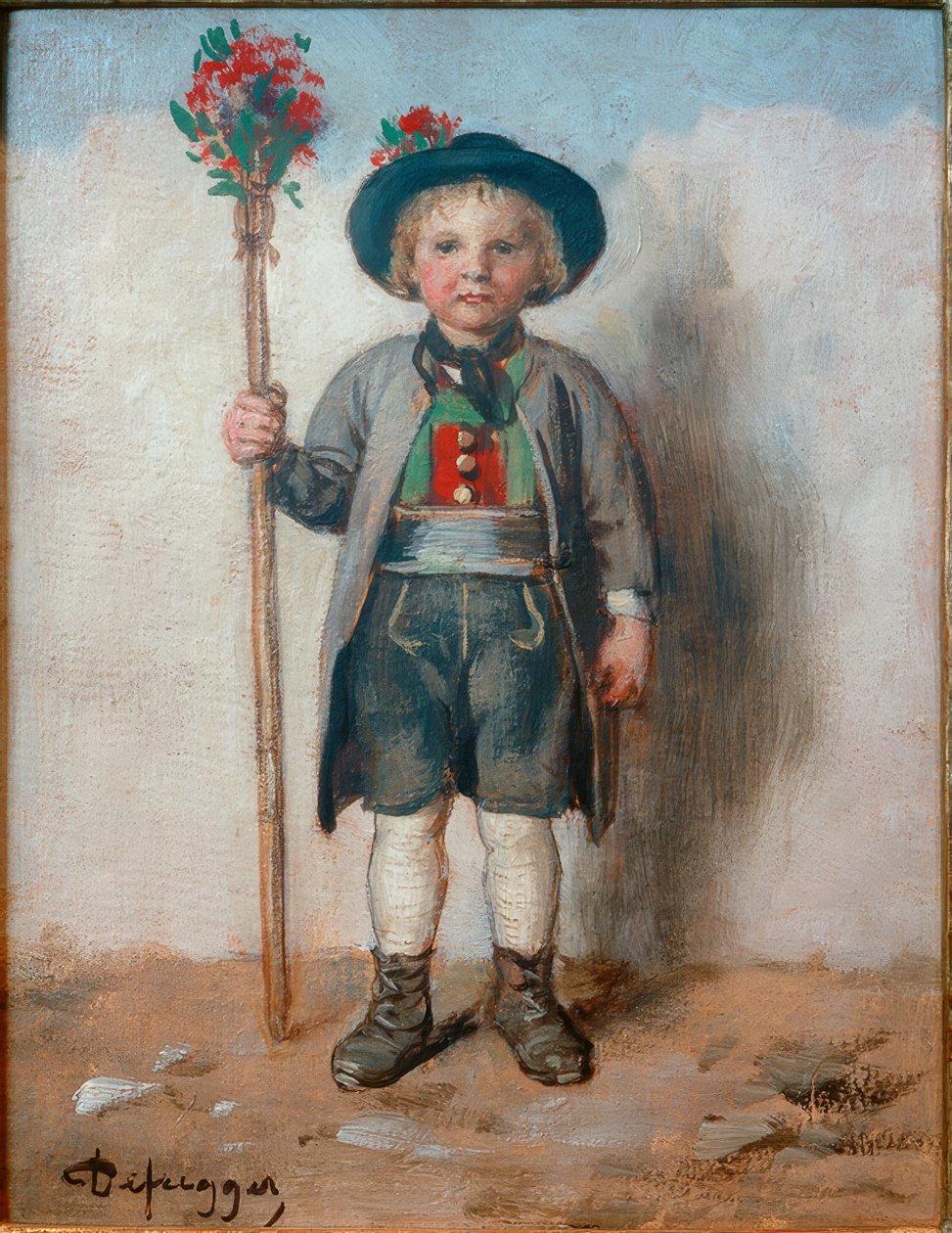 Svatební nakladač od Franz von Defregger