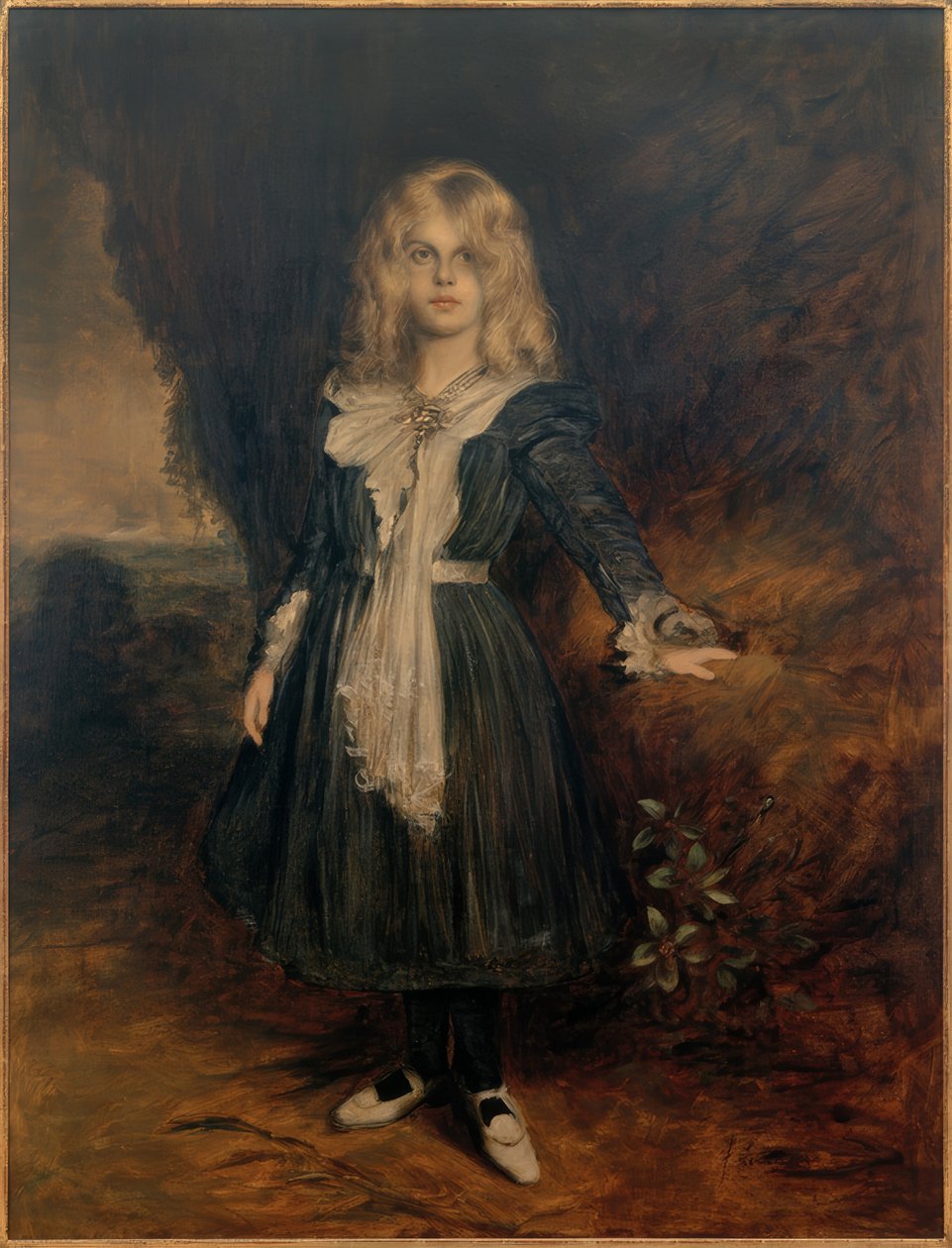 Portrét dcery Marion od Franz von Lenbach