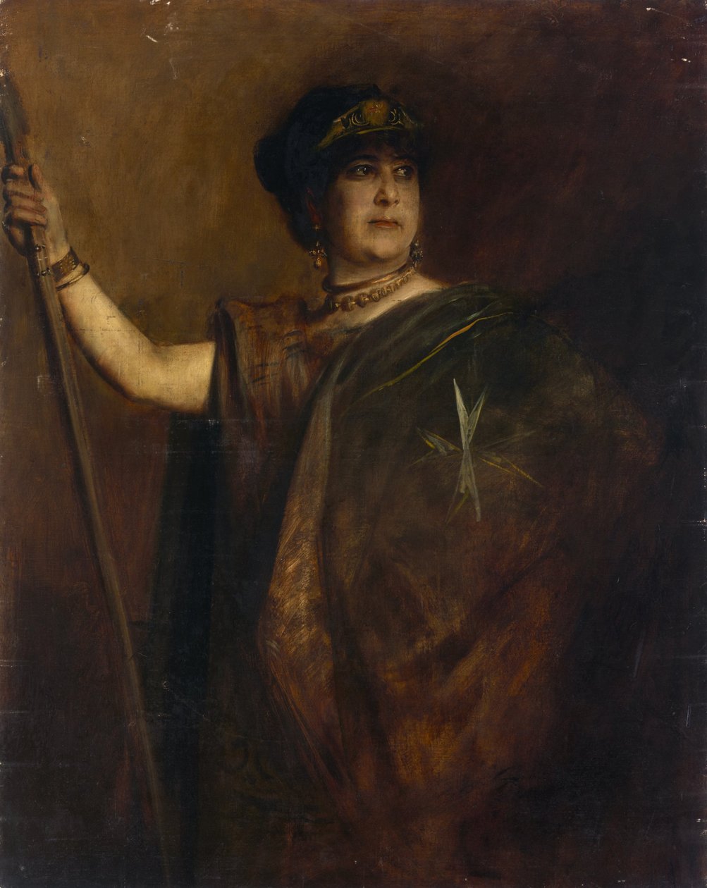 Charlotte Wolterová od Franz von Lenbach