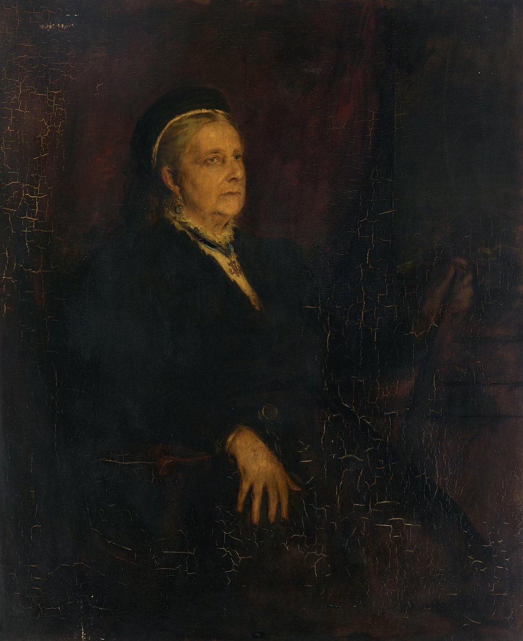 princezna Clementine Saxe-Coburg-Gotha od Franz von Lenbach