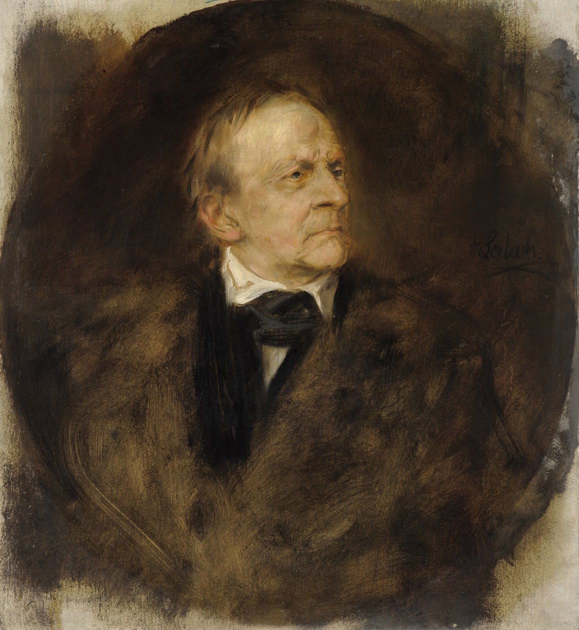 Ludwig I. král Bavorský od Franz von Lenbach