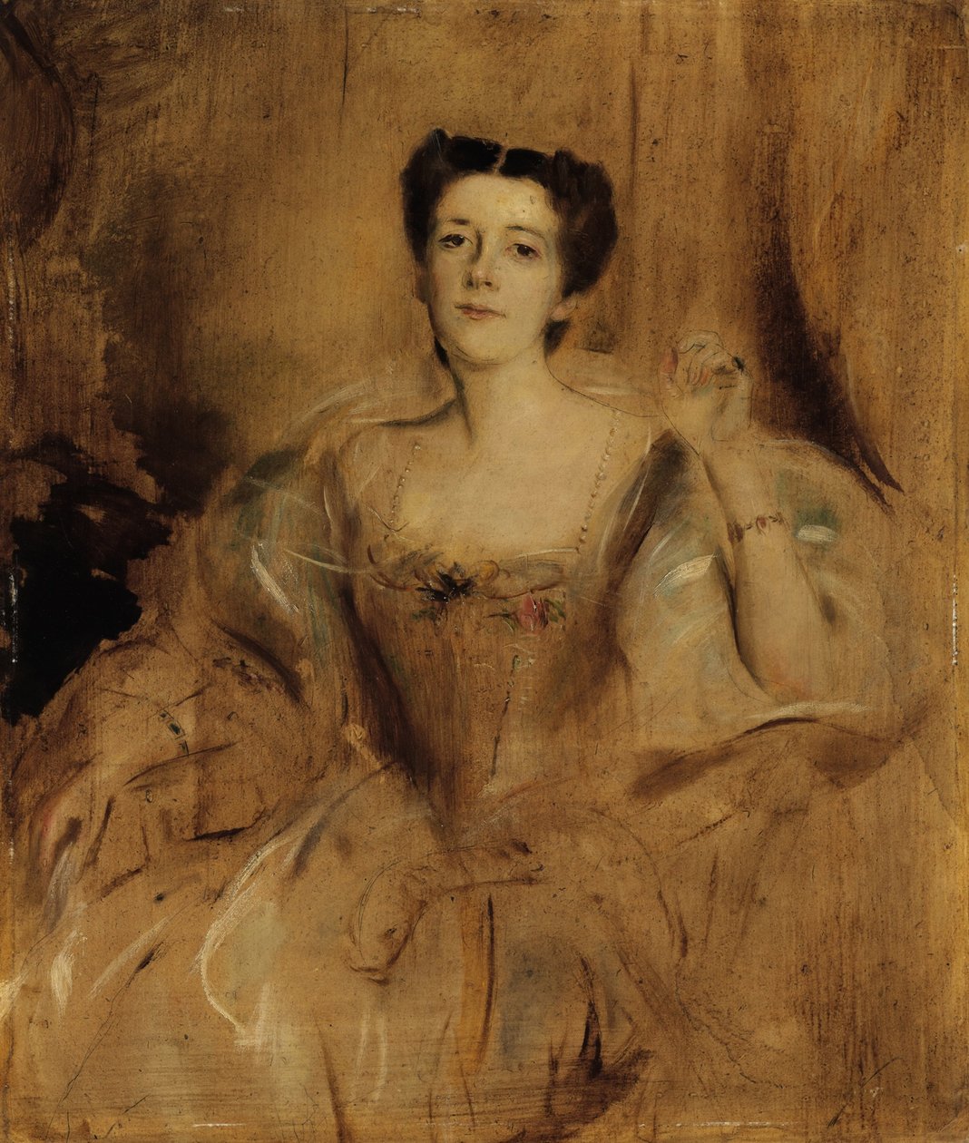 Mary Lady Curzonová z Kedlestonu od Franz von Lenbach