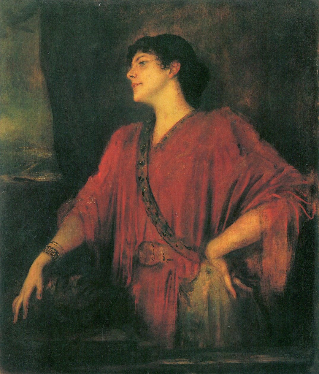 Mary Lindpaintnerová jako Salome od Franz von Lenbach
