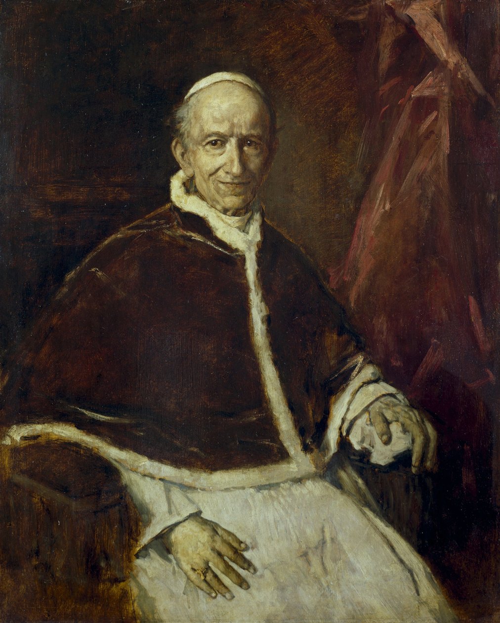 Papež Lev XIII. od Franz von Lenbach
