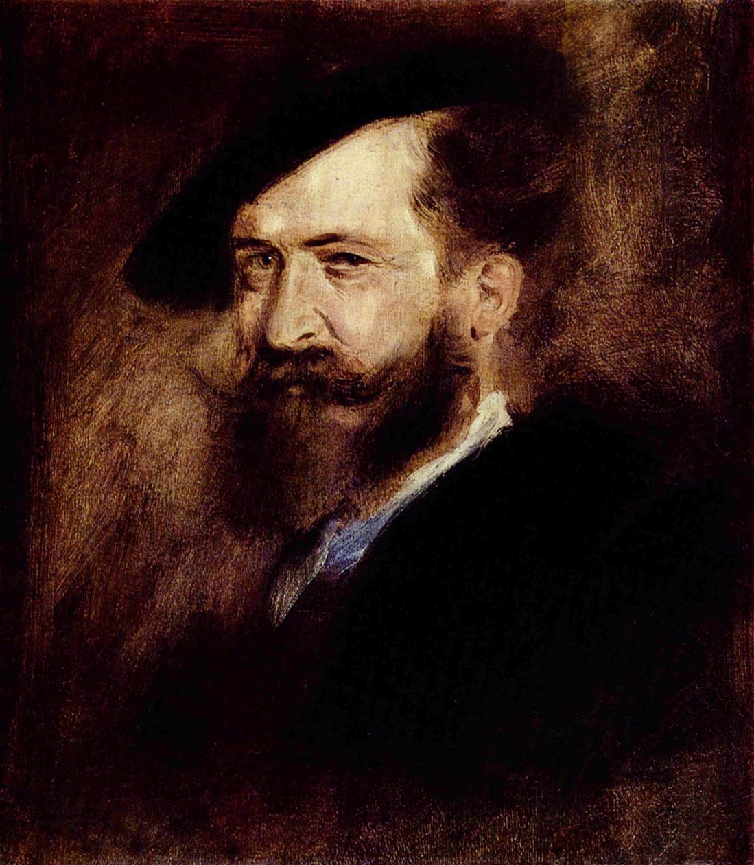 Portrét Wilhelma Busche od Franz von Lenbach