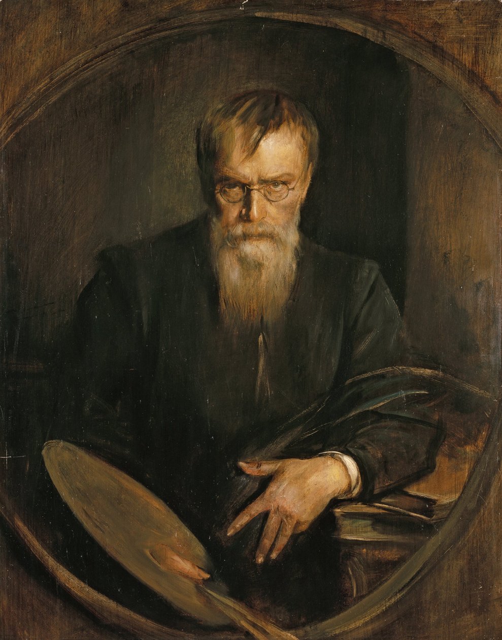 autoportrét od Franz von Lenbach
