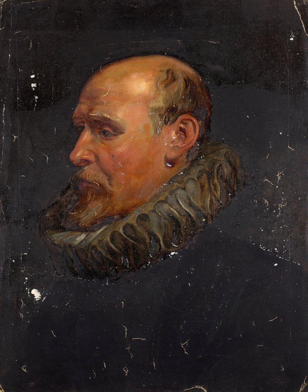 Portrét gentlemana s volánem od Franz von Matsch