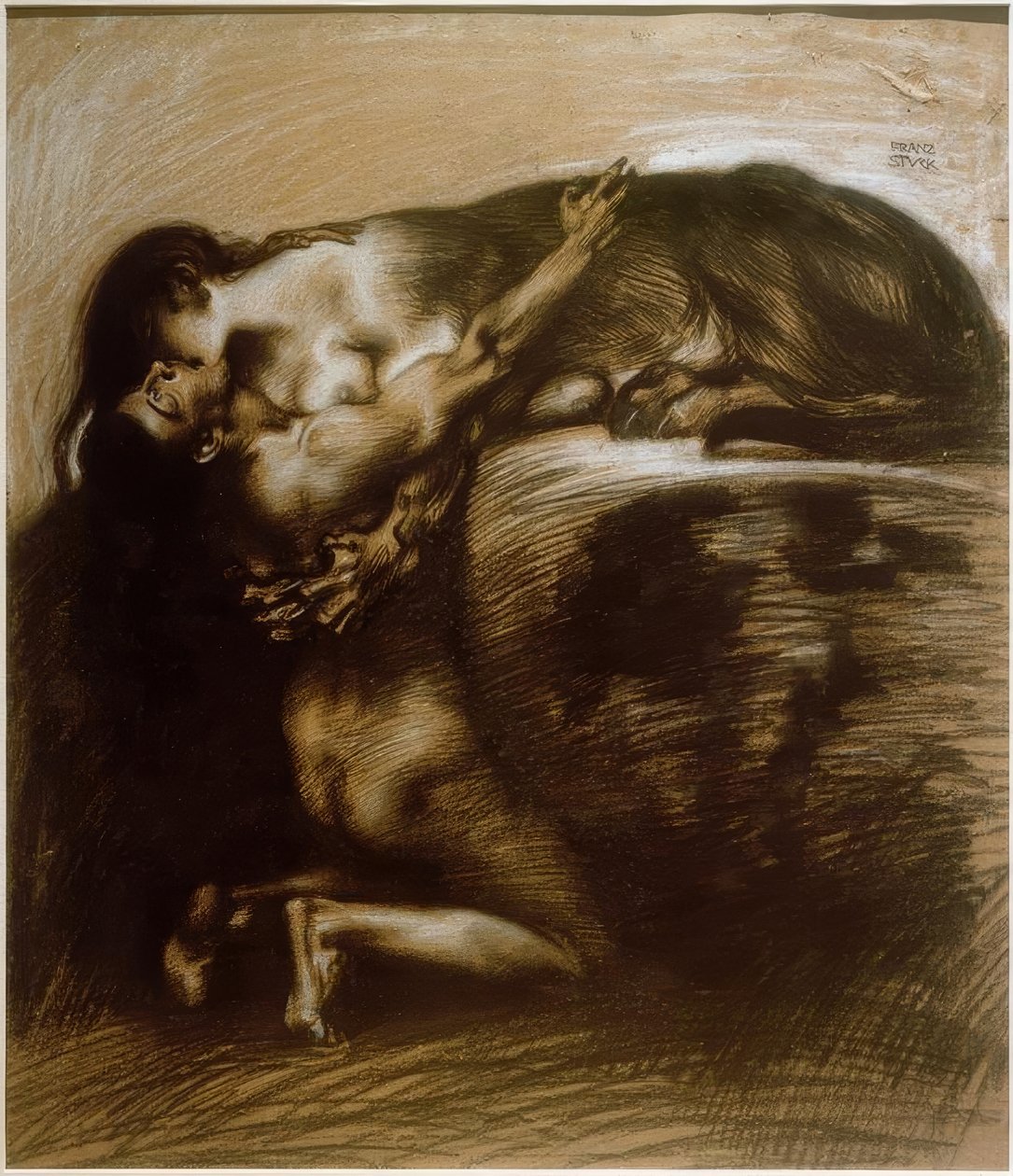 Polibek Sfingy od Franz von Stuck
