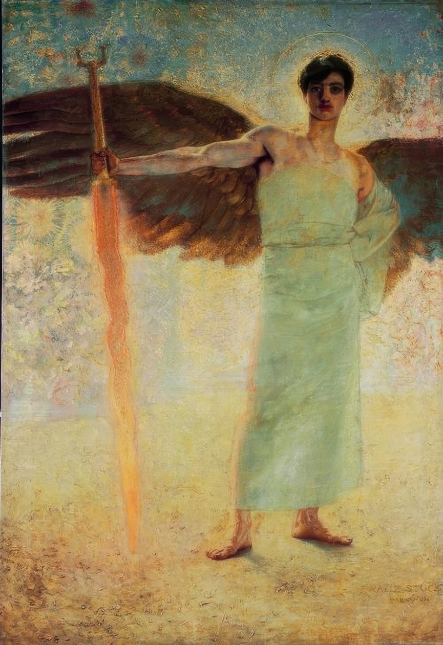 Strážce ráje od Franz von Stuck