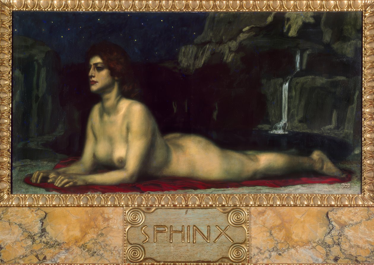 Sfinga od Franz von Stuck
