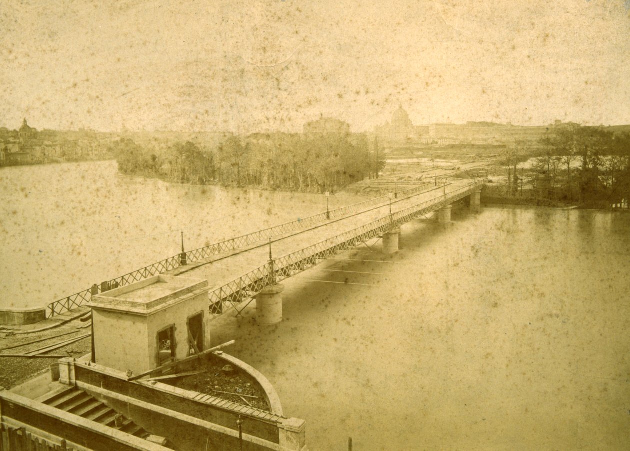 Porto di Ripetta při povodni v roce 1878, 1878 od Fratelli D