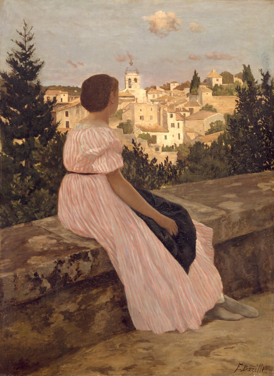 La Robe Rose od Frédéric Bazille