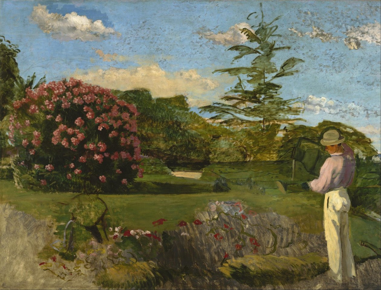 Malý zahradník od Frédéric Bazille