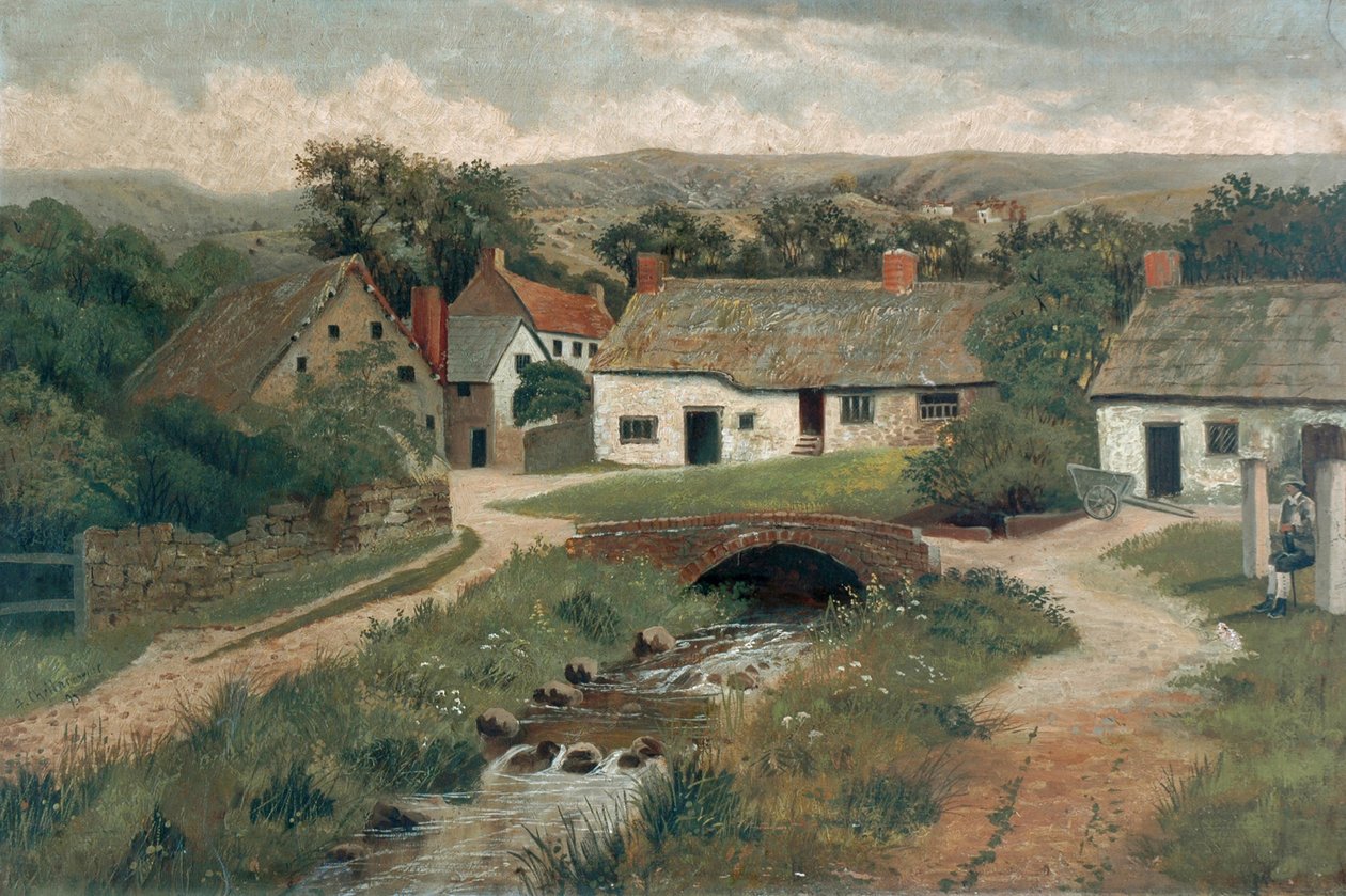 Ilkley Bridge, 1893 od Fred Challacombe